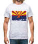 Arizona Grunge Style Flag Mens T-Shirt