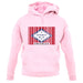 Arkansas Barcode Style Flag unisex hoodie