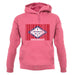 Arkansas Barcode Style Flag unisex hoodie