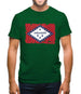 Arkansas Grunge Style Flag Mens T-Shirt