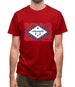 Arkansas Grunge Style Flag Mens T-Shirt