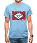 Arkansas Grunge Style Flag Mens T-Shirt