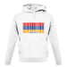 Armenia Barcode Style Flag unisex hoodie