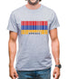 Armenia Barcode Style Flag Mens T-Shirt