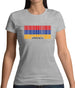 Armenia Barcode Style Flag Womens T-Shirt