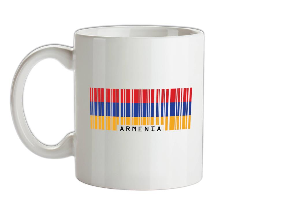 Armenia Barcode Style Flag Ceramic Mug