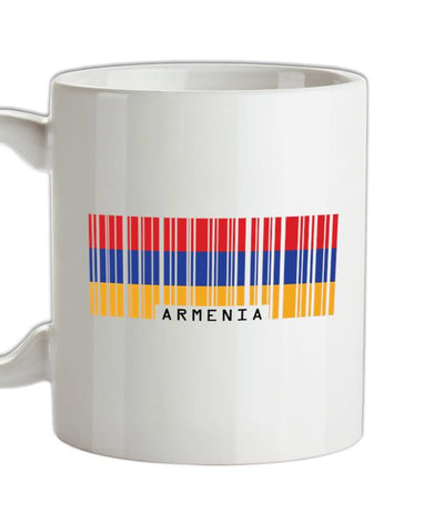 Armenia Barcode Style Flag Ceramic Mug
