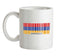 Armenia Barcode Style Flag Ceramic Mug