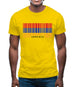 Armenia Barcode Style Flag Mens T-Shirt