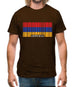 Armenia Barcode Style Flag Mens T-Shirt