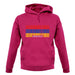 Armenia Barcode Style Flag unisex hoodie