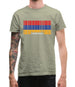 Armenia Barcode Style Flag Mens T-Shirt