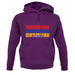 Armenia Barcode Style Flag unisex hoodie