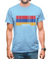 Armenia Barcode Style Flag Mens T-Shirt