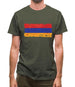 Armenia Grunge Style Flag Mens T-Shirt