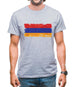 Armenia Grunge Style Flag Mens T-Shirt