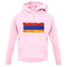 Armenia Grunge Style Flag unisex hoodie