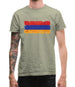 Armenia Grunge Style Flag Mens T-Shirt