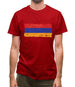 Armenia Grunge Style Flag Mens T-Shirt