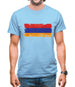 Armenia Grunge Style Flag Mens T-Shirt
