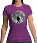 Astronaut On The Moon Womens T-Shirt
