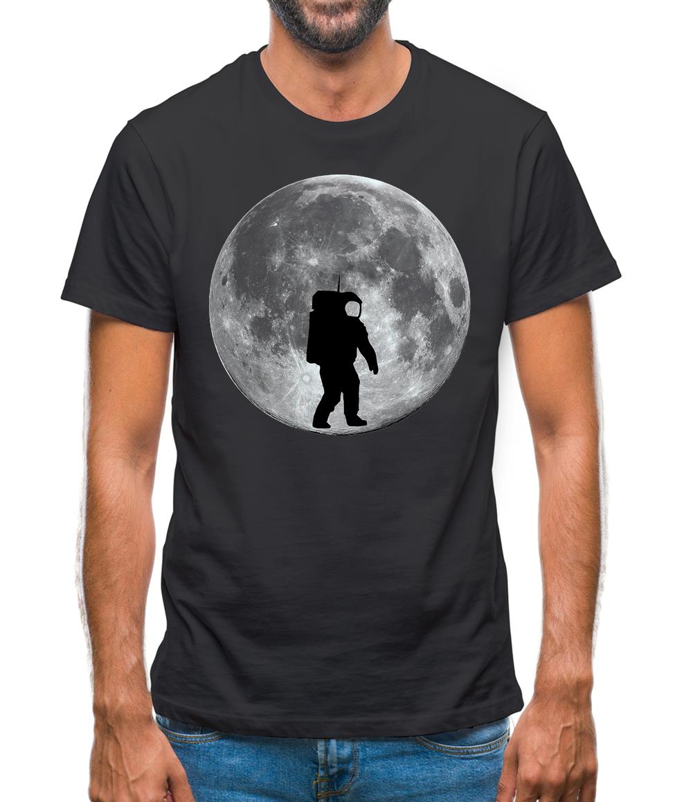 Astronaut On The Moon Mens T-Shirt