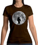 Astronaut On The Moon Womens T-Shirt