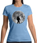 Astronaut On The Moon Womens T-Shirt