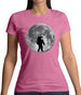 Astronaut On The Moon Womens T-Shirt