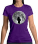 Astronaut On The Moon Womens T-Shirt