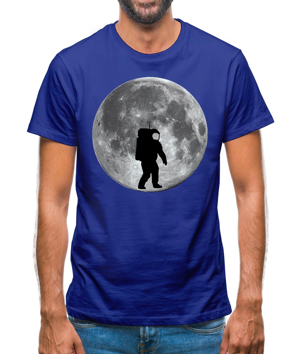 Astronaut On The Moon Mens T-Shirt