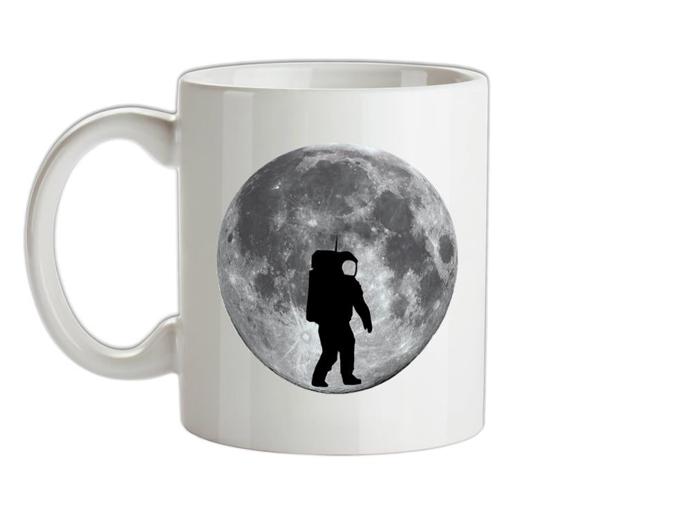 Astronaut On The Moon Ceramic Mug