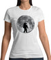 Astronaut On The Moon Womens T-Shirt