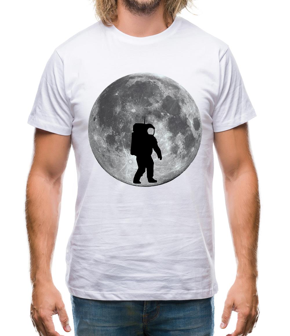 Astronaut On The Moon Mens T-Shirt