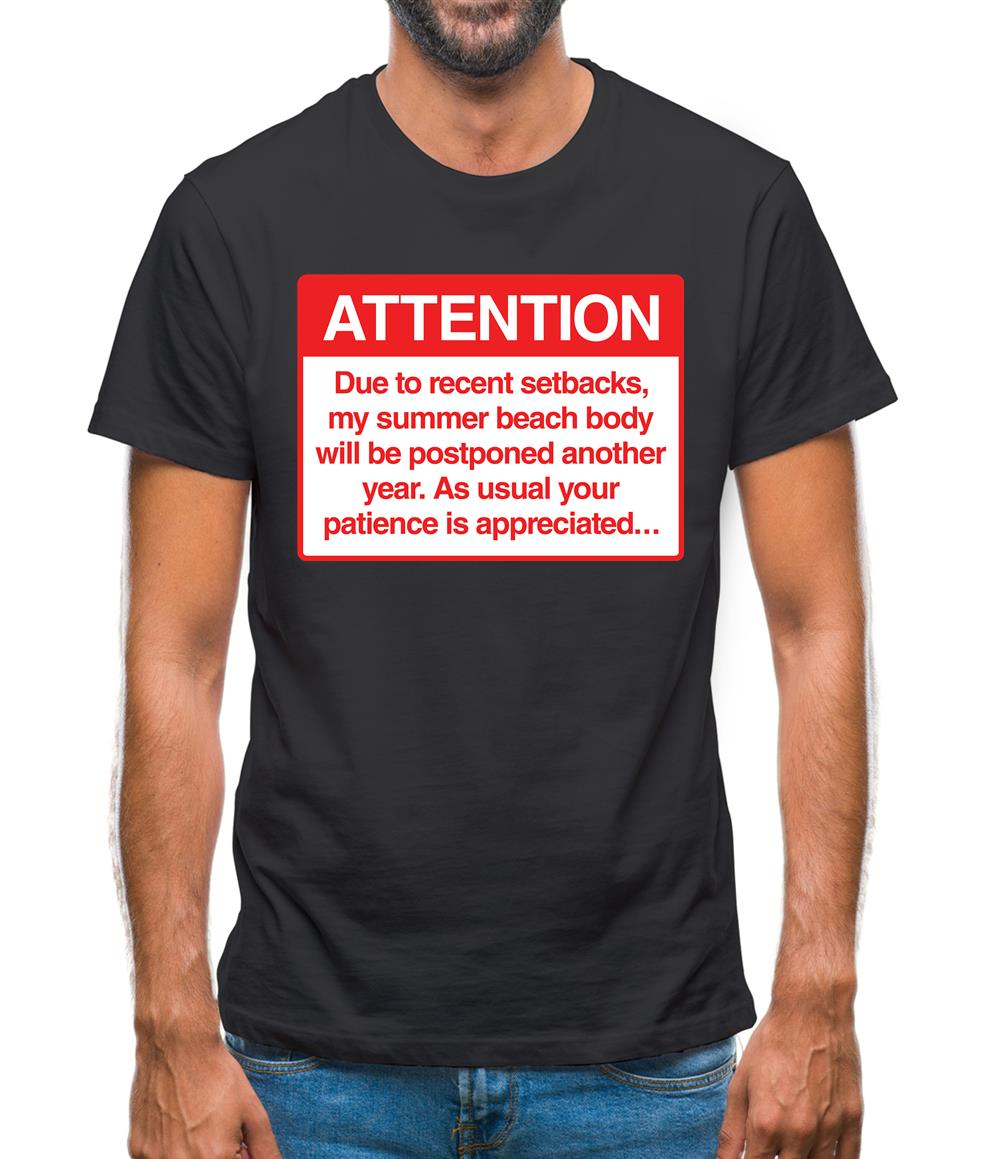Summer Body Postponed Mens T-Shirt