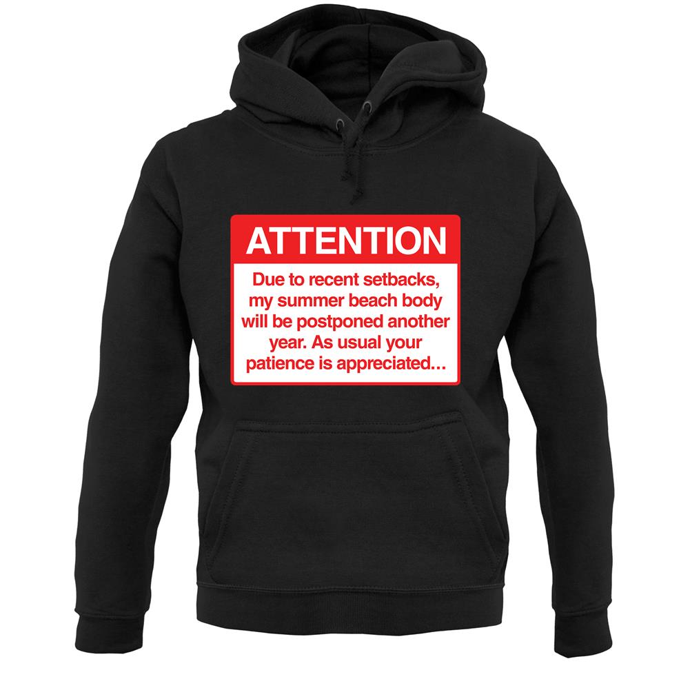 Summer Body Postponed Unisex Hoodie