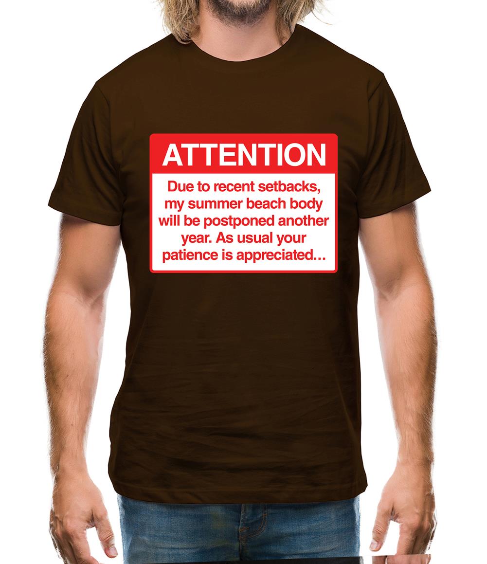 Summer Body Postponed Mens T-Shirt