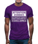 Attention Zombies - Brain Consumed By Video Games Mens T-Shirt