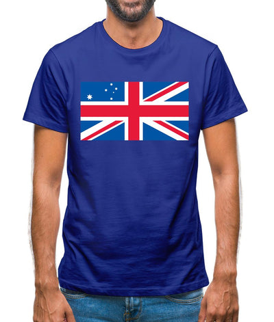 Australian Union Jack Flag Mens T-Shirt