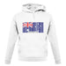 Australia Barcode Style Flag unisex hoodie