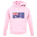 Australia Barcode Style Flag unisex hoodie