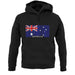 Australia Barcode Style Flag unisex hoodie