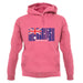 Australia Barcode Style Flag unisex hoodie