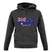 Australia Barcode Style Flag unisex hoodie
