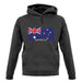 Australia Barcode Style Flag unisex hoodie