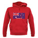 Australia Barcode Style Flag unisex hoodie