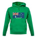 Australia Barcode Style Flag unisex hoodie