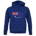 Australia Barcode Style Flag unisex hoodie