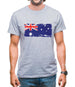 Australia Grunge Style Flag Mens T-Shirt