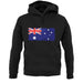 Australia Grunge Style Flag unisex hoodie
